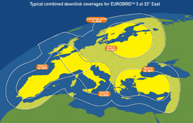  EUROBIRD 3, 33 East